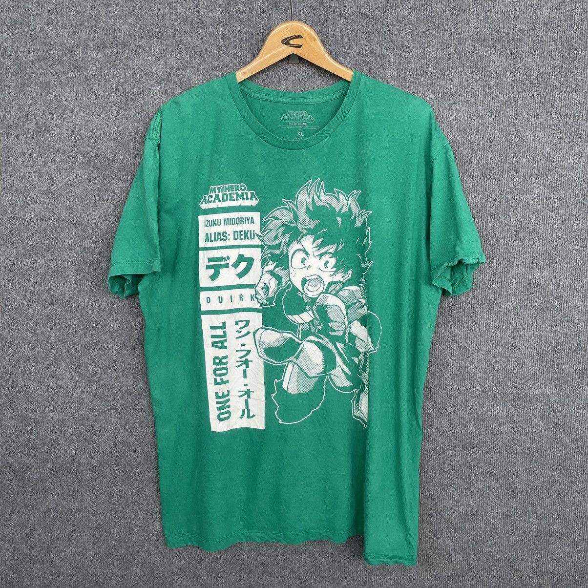 Anime × Cartoon Network × Vintage Y2K Anime My Hero Academia Boku No Hiro Manga T Shirt Size US XL / EU 56 / 4 - 1 Thumbnail
