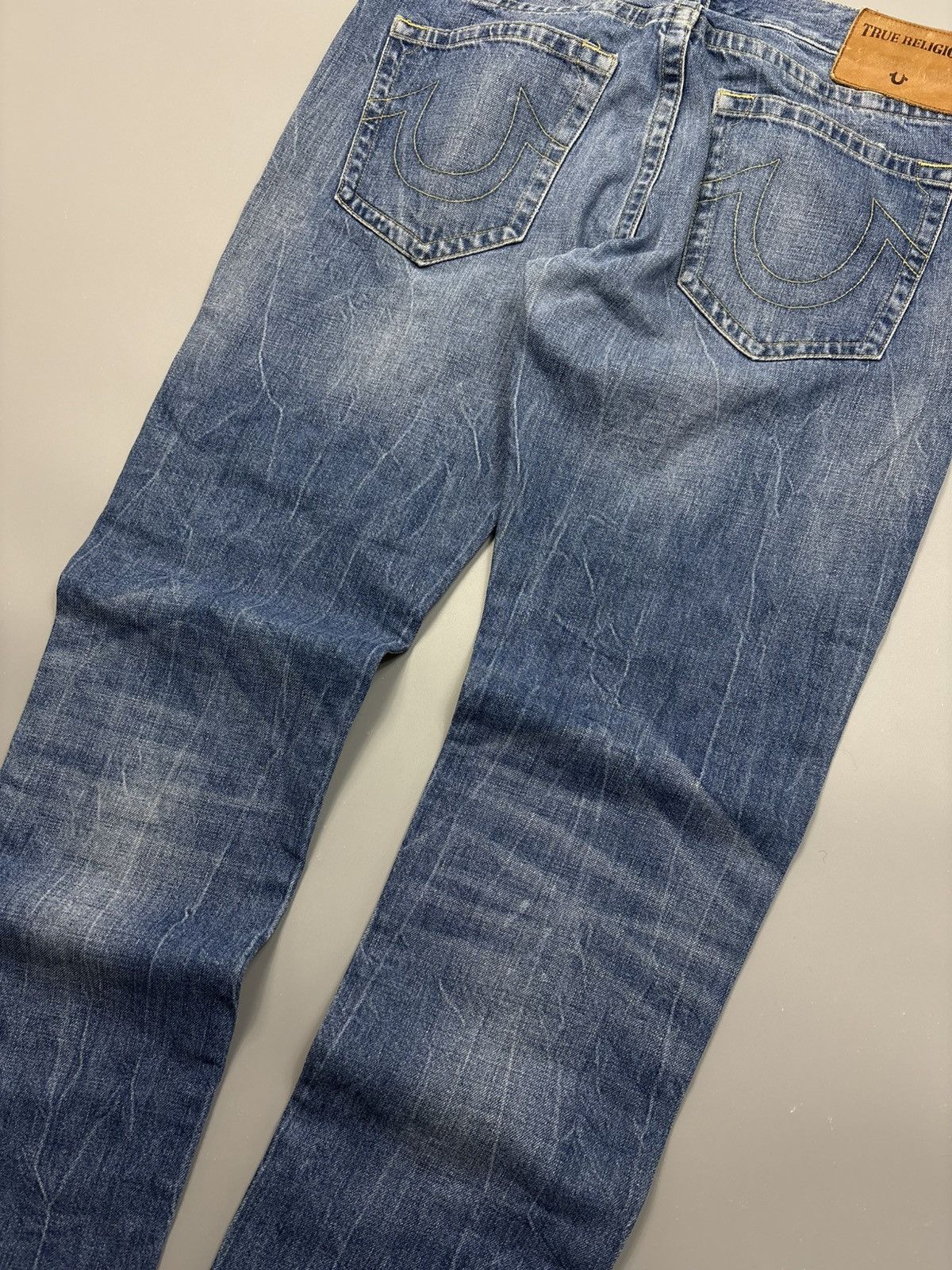 True Religion True Religion Relaxed Skinny Men's Straight Jeans Size US 36 / EU 52 - 3 Thumbnail