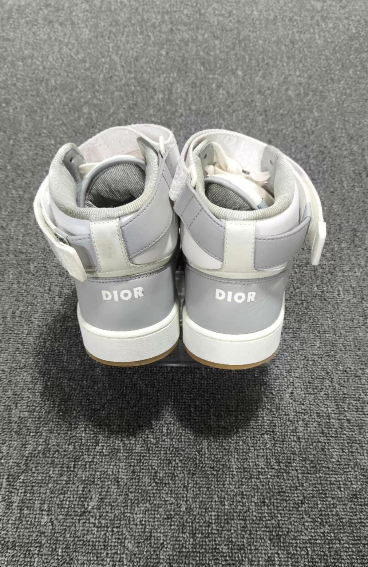 Dior Dior b27 high top velcro gray skate shoes 44 Size US 11 / EU 44 - 5 Thumbnail