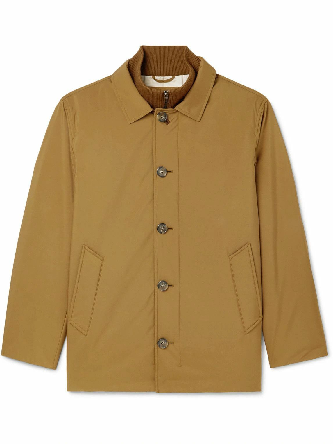 Loro Piana o1w1db10724 Ghibli WindWish Jacket in Brown Size US XXL / EU 58 / 5 - 1 Thumbnail