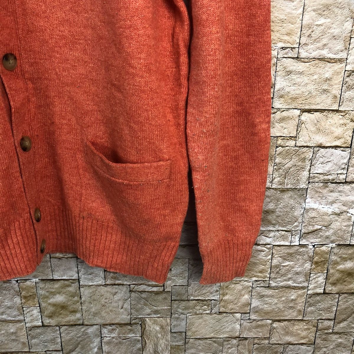 Japanese Brand Uniqlo japan Orange plain Cardigan Knitwear #A923 Size US M / EU 48-50 / 2 - 8 Thumbnail