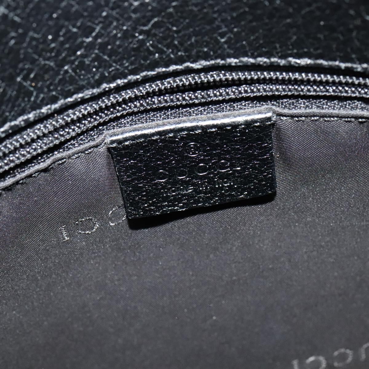 Gucci GUCCI Shoulder Bag Nylon Leather Black Silver 001 001 Size ONE SIZE - 14 Thumbnail