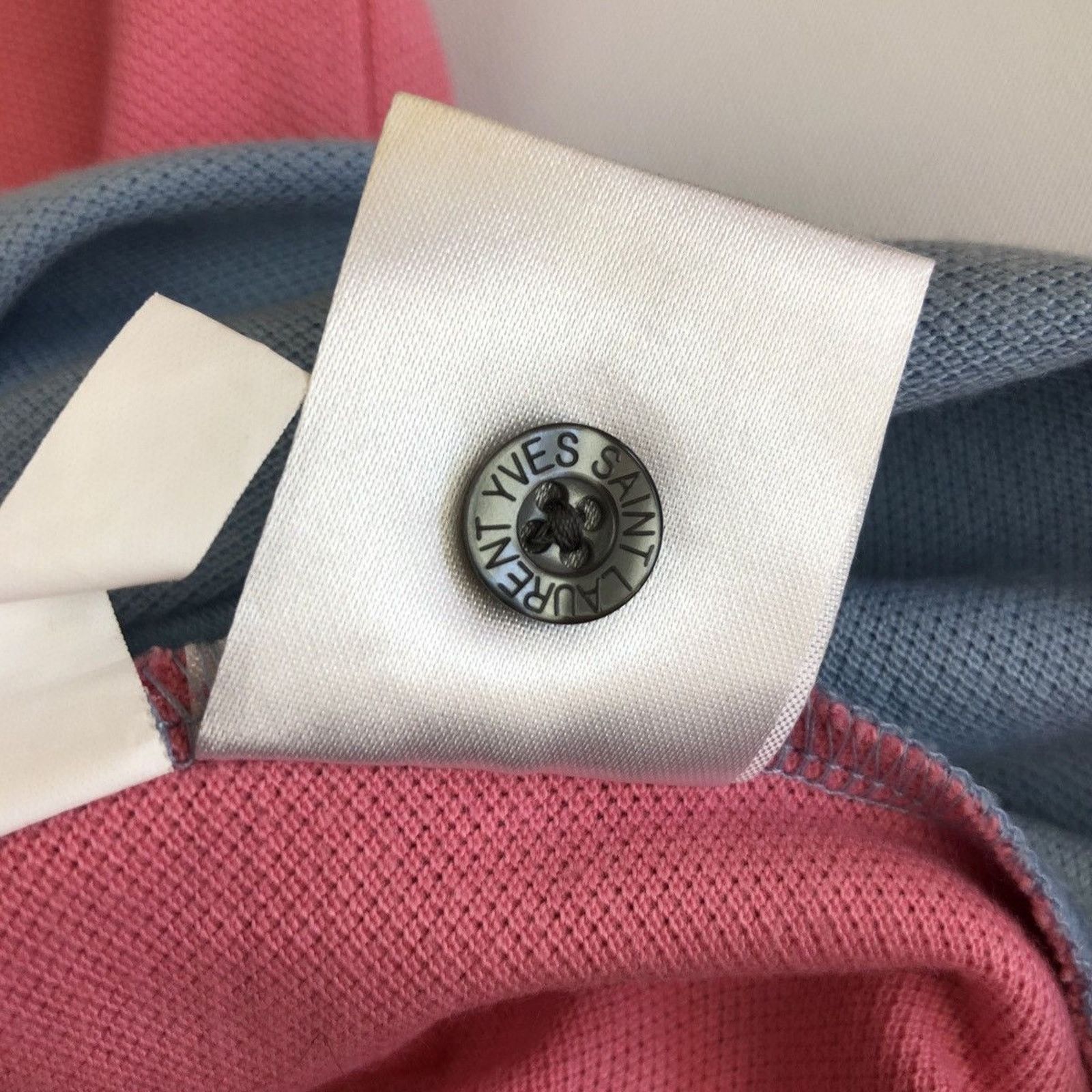 Yves Saint Laurent YSL Logo Polo Size US XL / EU 56 / 4 - 9 Thumbnail