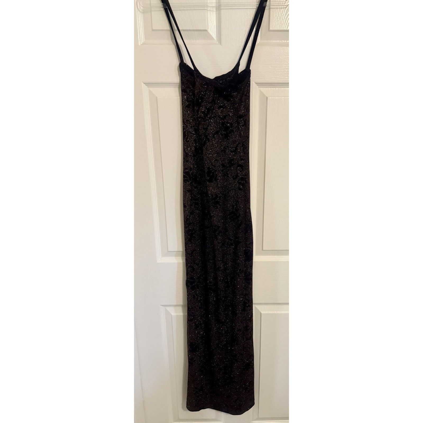 Vintage Vintage Y2K Slip Dress With Sparkles Black Rampage Clothing Size L / US 10 / IT 46 - 1 Thumbnail
