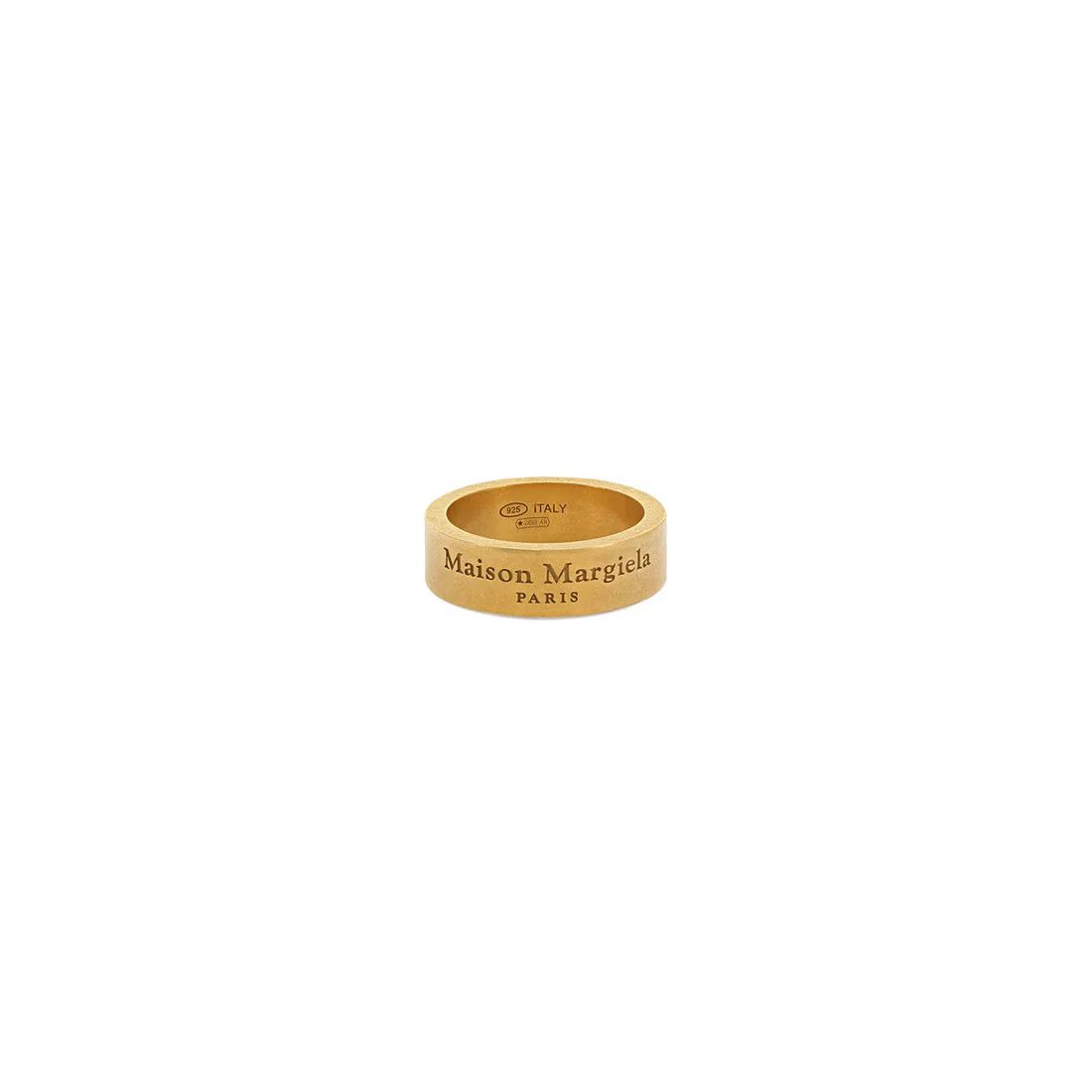 o1s22i1n1124 Size: 9 / Logo Ring in Gold