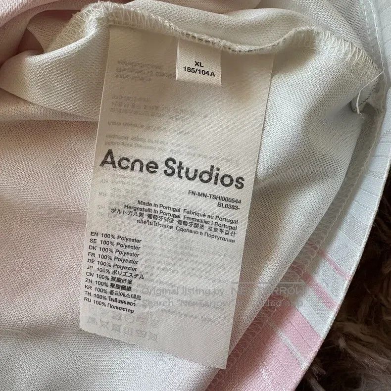Acne Studios Acne Studios SS24 Colorblock Lettering Soccer Long Sleeve Size US XL / EU 56 / 4 - 4 Thumbnail