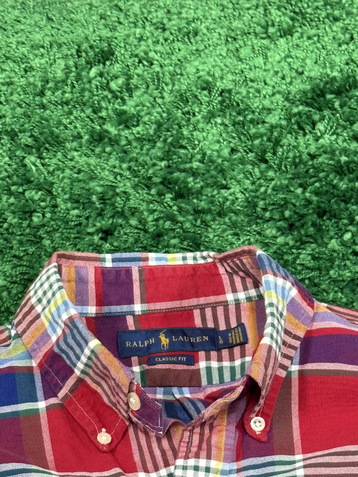 Polo Ralph Lauren Polo Ralph Lauren Plaid Flannel Logo Shirt PRL Large Size US L / EU 52-54 / 3 - 5 Thumbnail