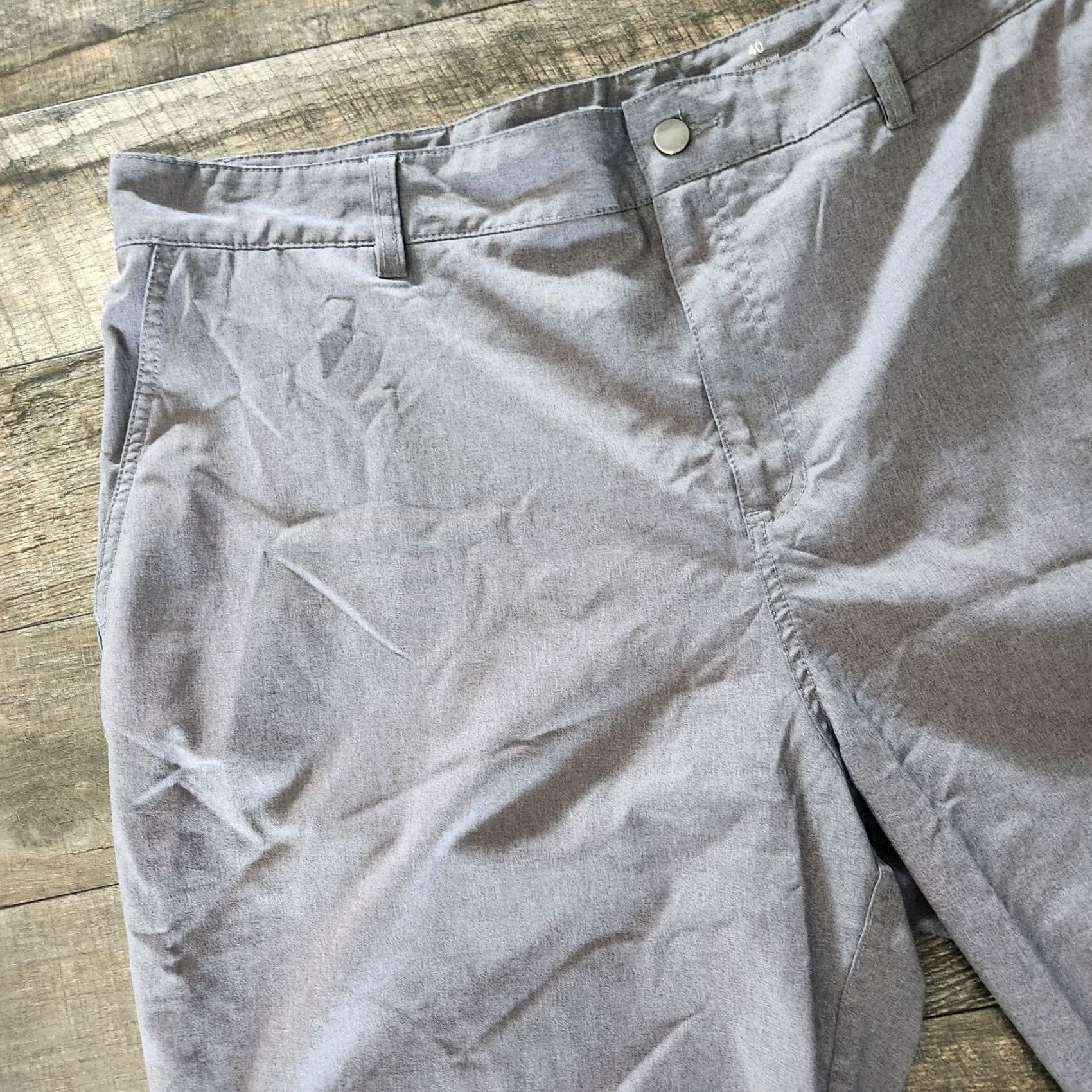 Panama Jack Panama Jack Shorts Mens 40 Gray Performance Stretch Lightweight Casual Shirt (but note: Swap to Shorts) Size US 40 / EU 56 - 4 Thumbnail