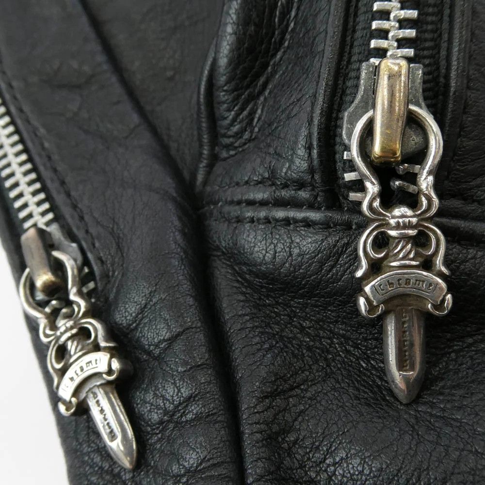 Chrome Hearts ✨ CHROME HEARTS PLAIN SNAT PACK #3 DAGGER ZIP BODY BAG Size ONE SIZE - 10 Thumbnail