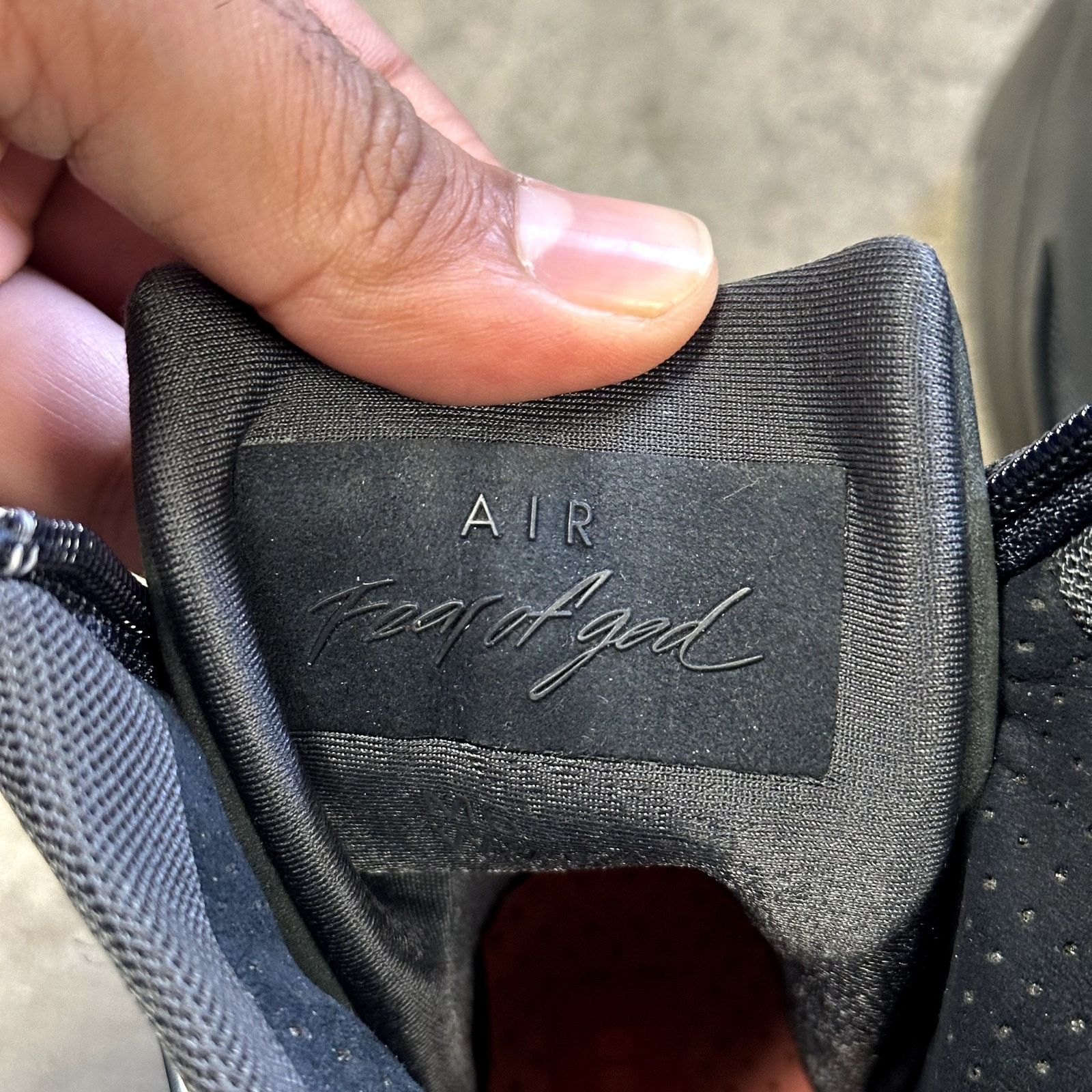 Nike Nike x Fear of God 1 'Triple Black' Size US 6 / EU 39 - 8 Thumbnail