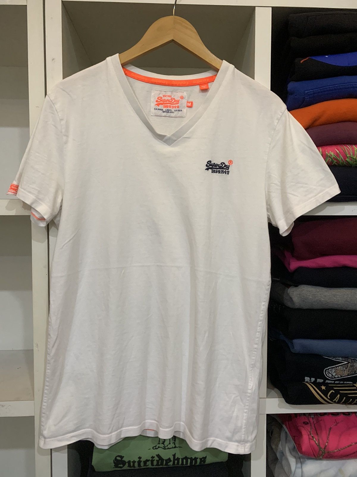 image of Superdry Superday White T-Shirt, Men's (Size Medium)