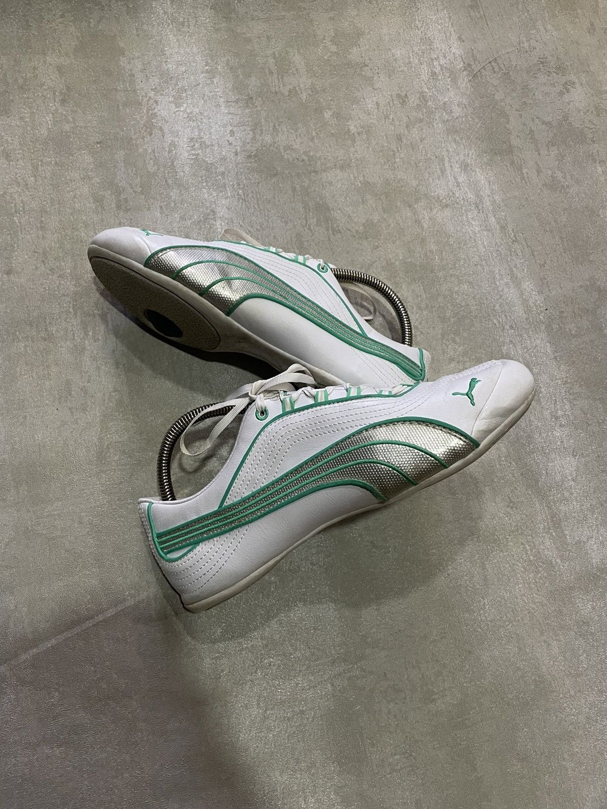 Puma × Vintage Puma Vintage Leather Sneakers Size US 8.5 / IT 38.5 - 1 Thumbnail