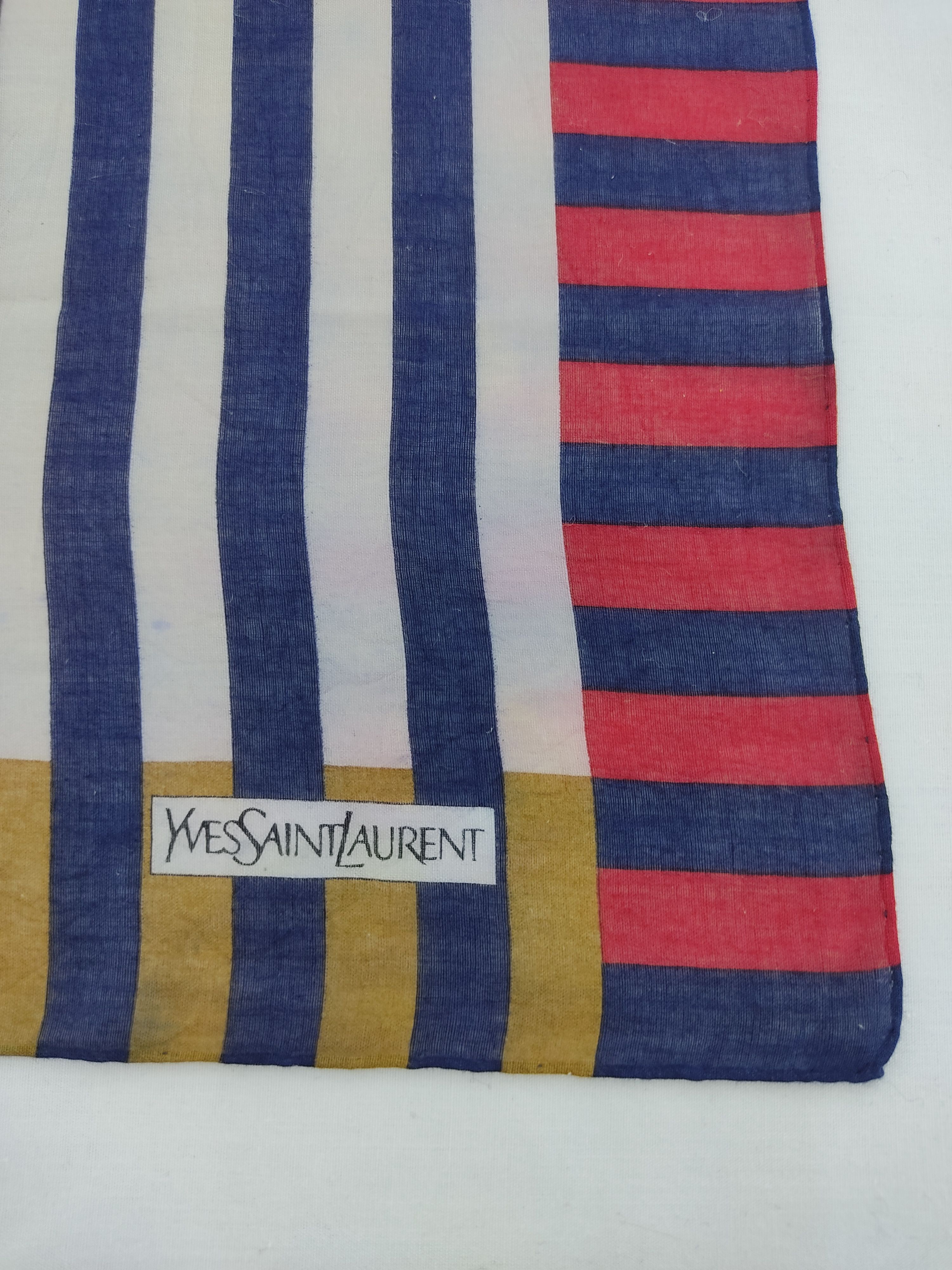 Vintage × Yves Saint Laurent Vintage Yves Saint Laurent Handkerchief / Neckwear / Bandana Size ONE SIZE - 6 Thumbnail