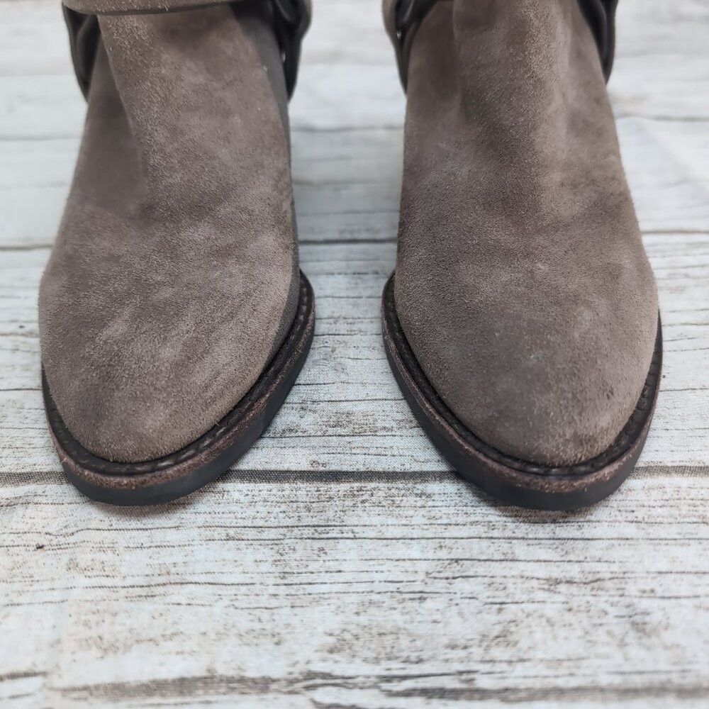 See by Chloe SEE BY CHLOE Eddie Harness Suede Booties Taupe Tan Size 37 Size US 7 / IT 37 - 3 Thumbnail