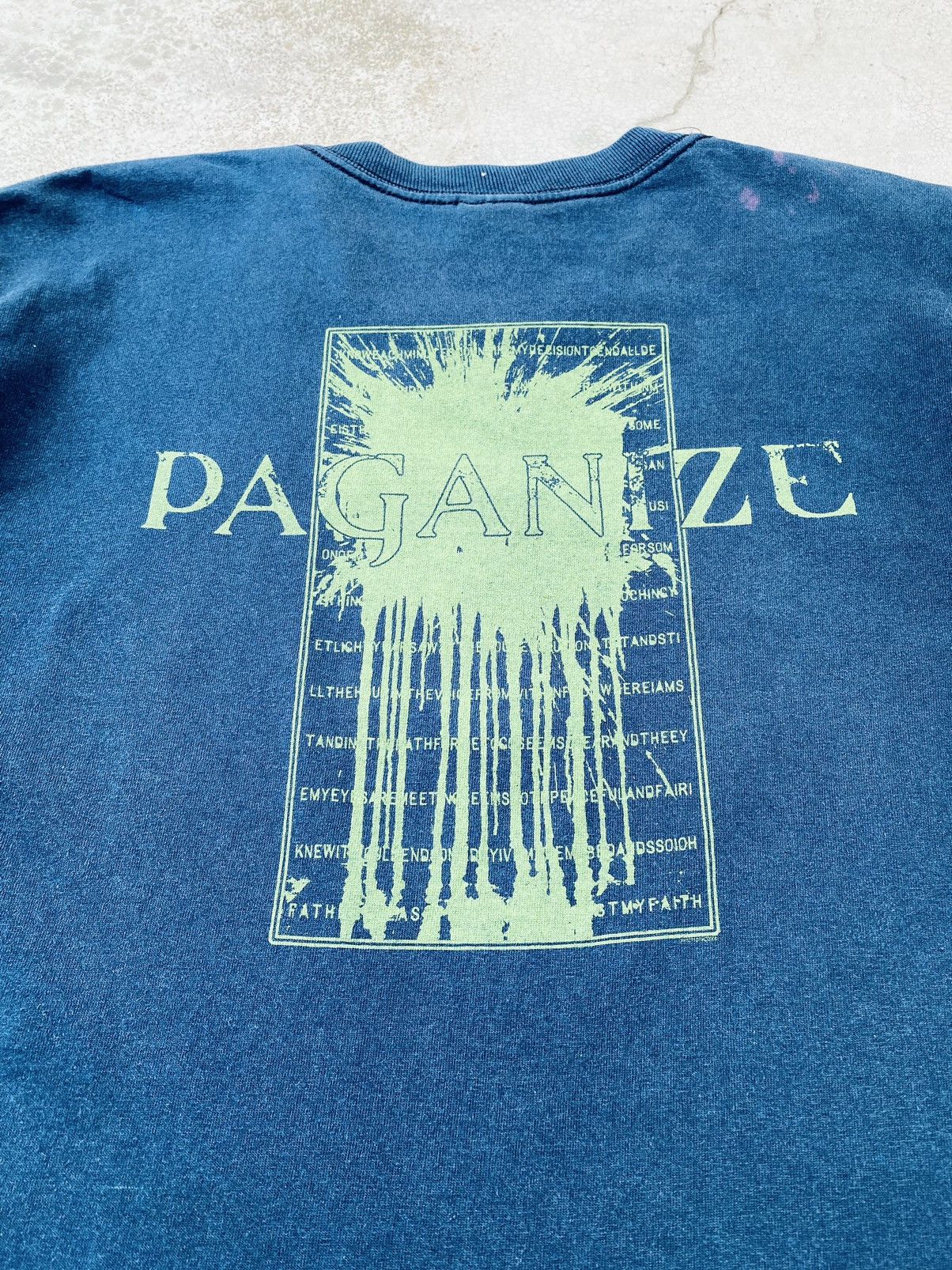 Band Tees Vintage Paganize Metal Band Distressed Long Sleeve Size US M / EU 48-50 / 2 - 19 Thumbnail