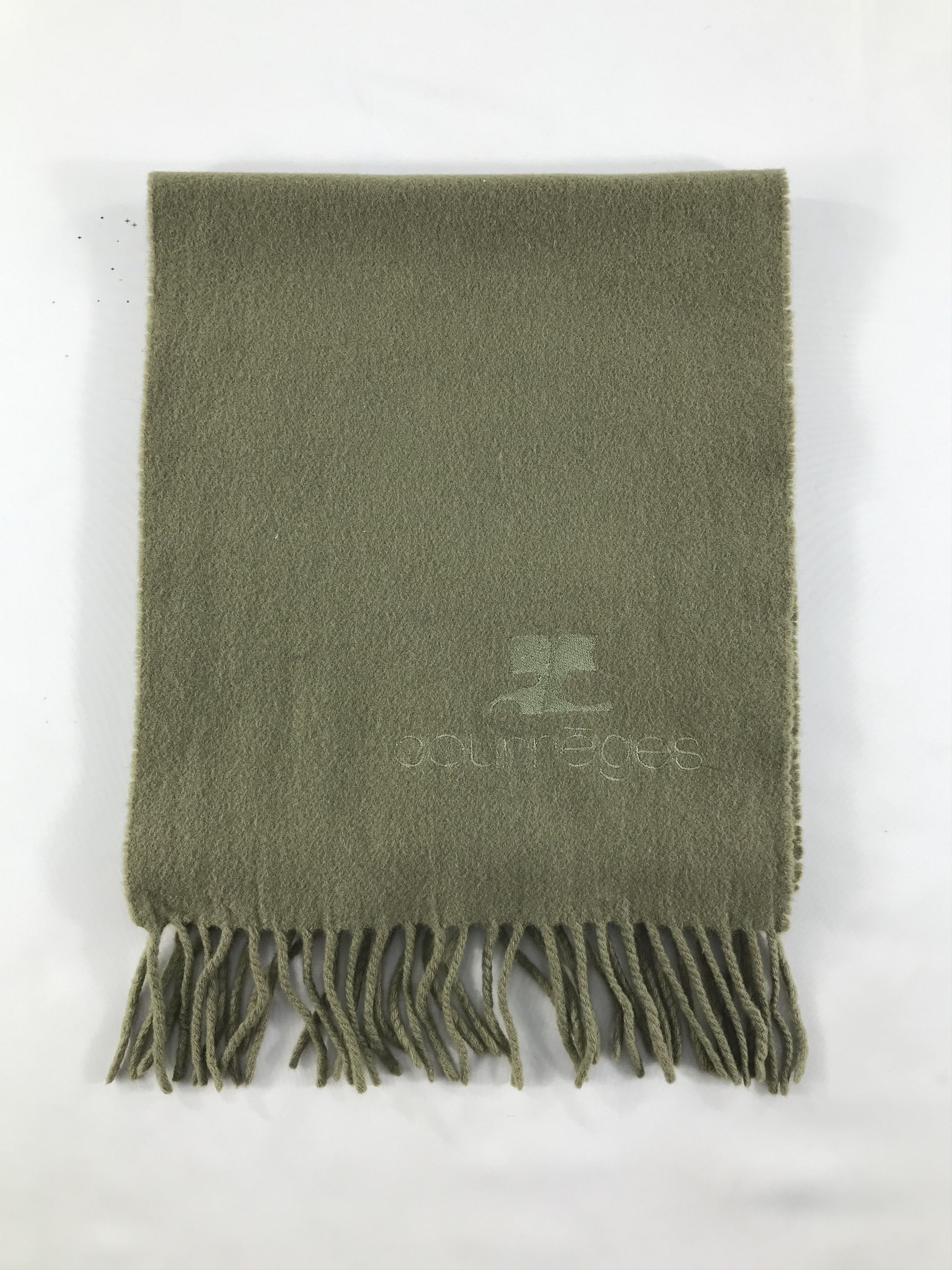 Courreges × Vintage Courreges Homme Scarf / Muffler / Neckwear - WW2311 Size ONE SIZE - 2 Thumbnail