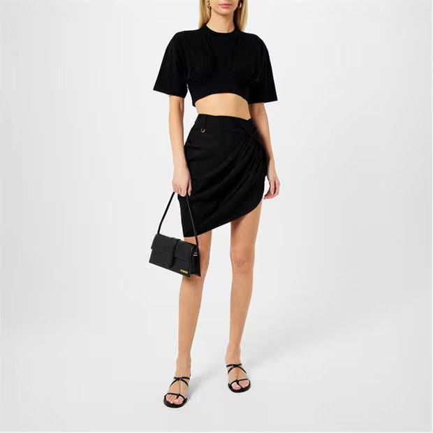 Jacquemus o1g2r1mq1024 T- Shirt in Black Size M / US 6-8 / IT 42-44 - 6 Thumbnail