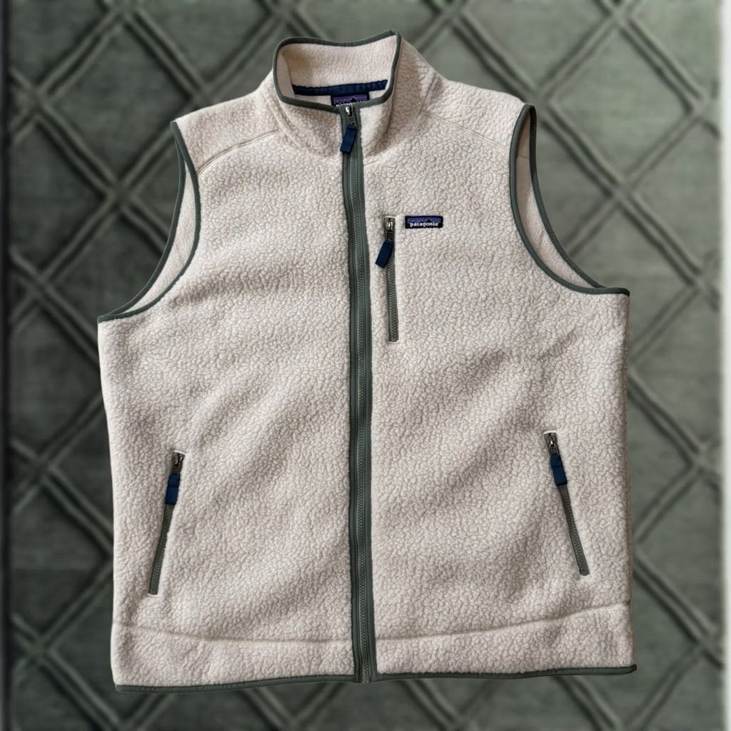 Patagonia Patagonia Vest XXL Fleece Zip Pocket Retro-X Beig e Men’s Regular 2XL Vintage? Size US XXL / EU 58 / 5 - 1 Thumbnail