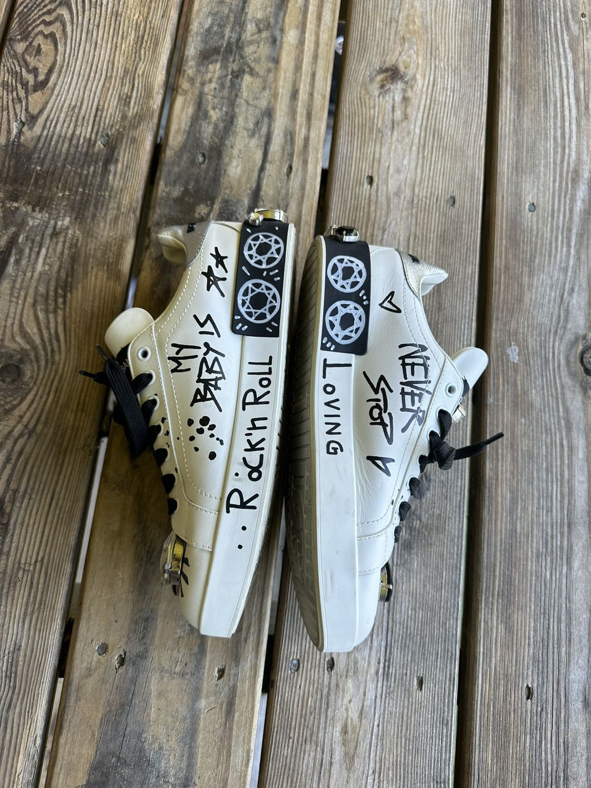 Dolce & Gabbana Dolce&Gabbana Authentic Hand Painted Size US 10 / IT 40 - 3 Thumbnail