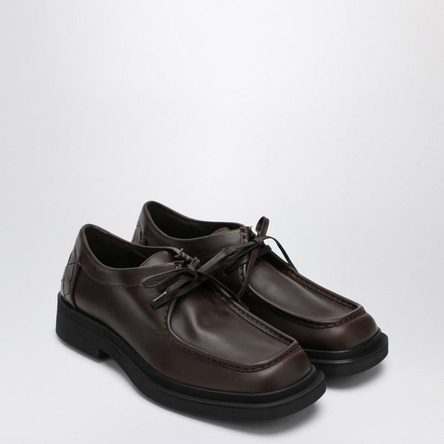 Bottega Veneta o1d2blof0126 Lace-Up Shoes in Brown Size US 7 / EU 40 - 2 Thumbnail