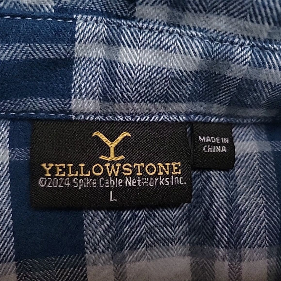 Vintage VINTAGE Yellowstone Shirt Mens L Blue Flannel Dutton Ranch Montana Outdoors Classic Embroidered Pocket Plaid Button-Up Size US L / EU 52-54 / 3 - 4 Thumbnail