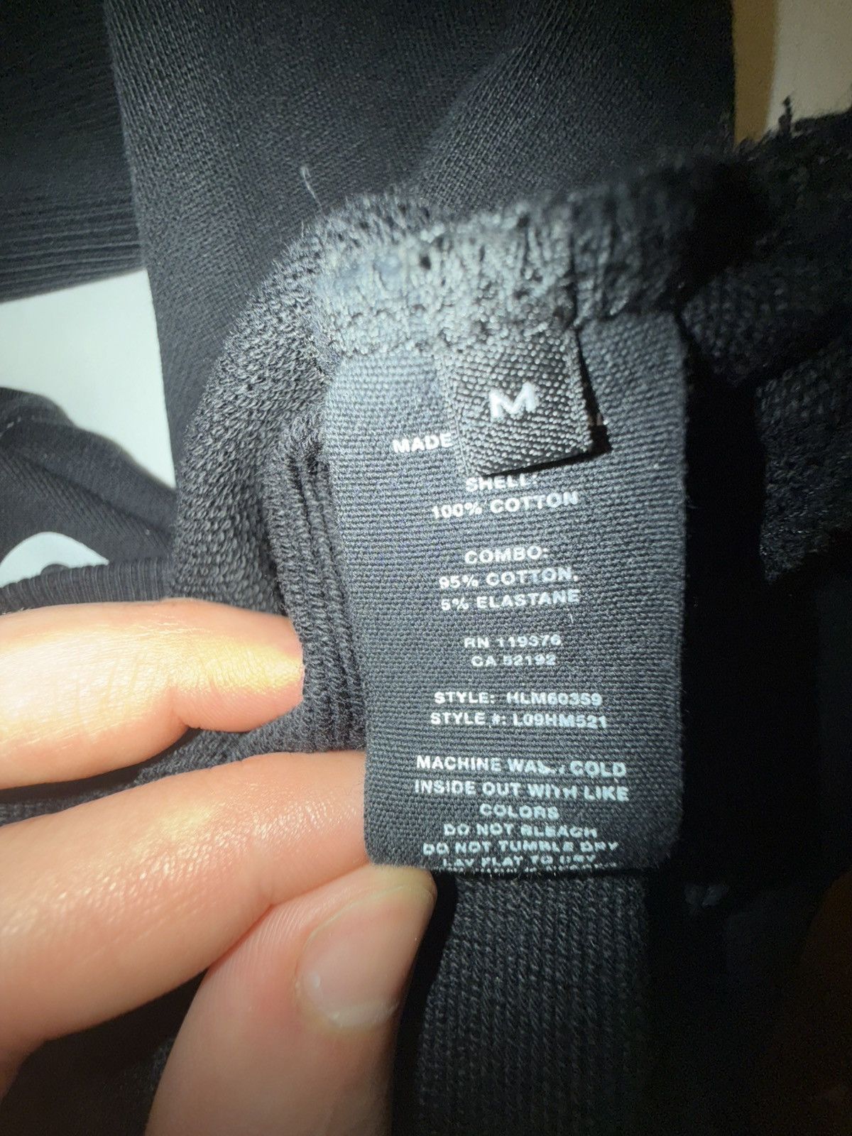 Helmut Lang Helmet lang black staple hoodie Size US M / EU 48-50 / 2 - 3 Thumbnail
