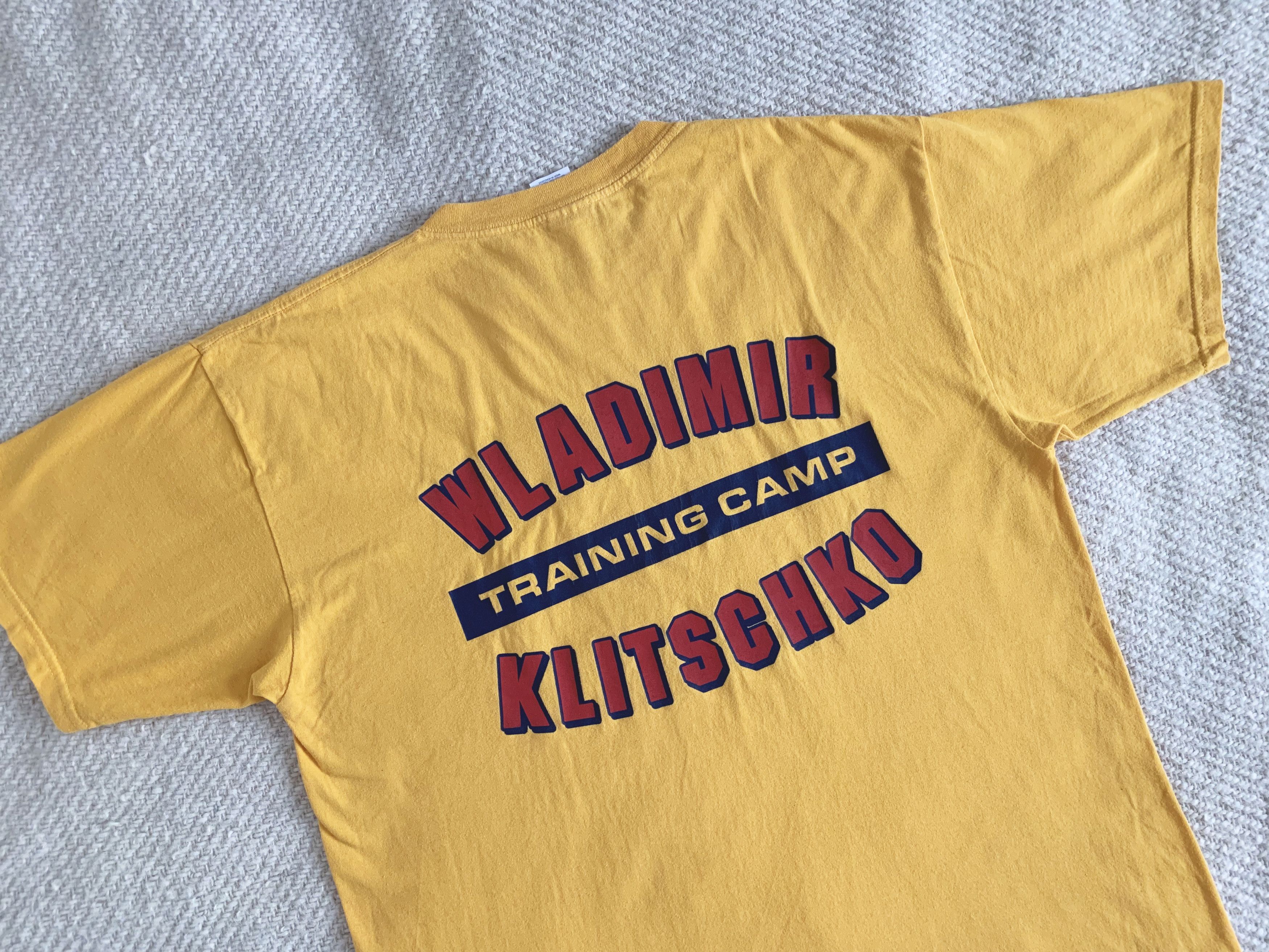 Gildan Vintage Y2K Wladimir Klitschko Training Camp T shirt Boxing Size US XL / EU 56 / 4 - 6 Thumbnail
