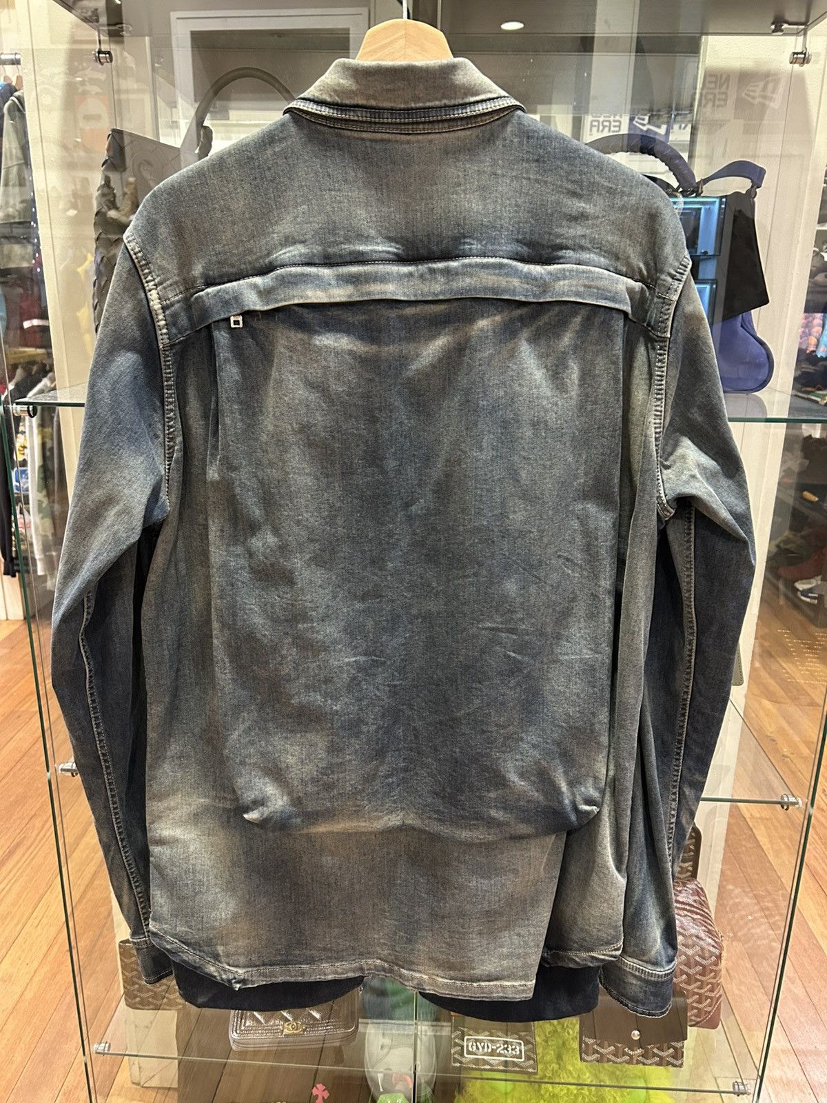 Rick Owens Drkshdw Rick Owens Hustler Denim Overshirt Size US M / EU 48-50 / 2 - 2 Thumbnail
