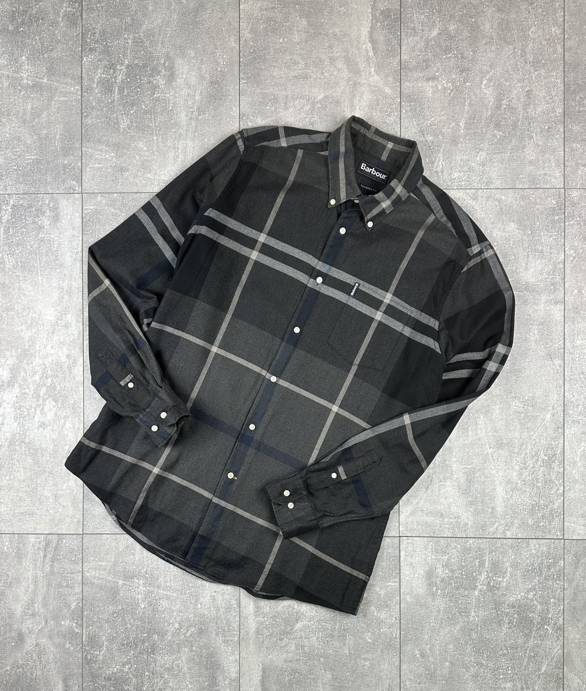 Barbour Barbour Dunoon Flannel Shirt Button Up Size US L / EU 52-54 / 3 - 3 Thumbnail