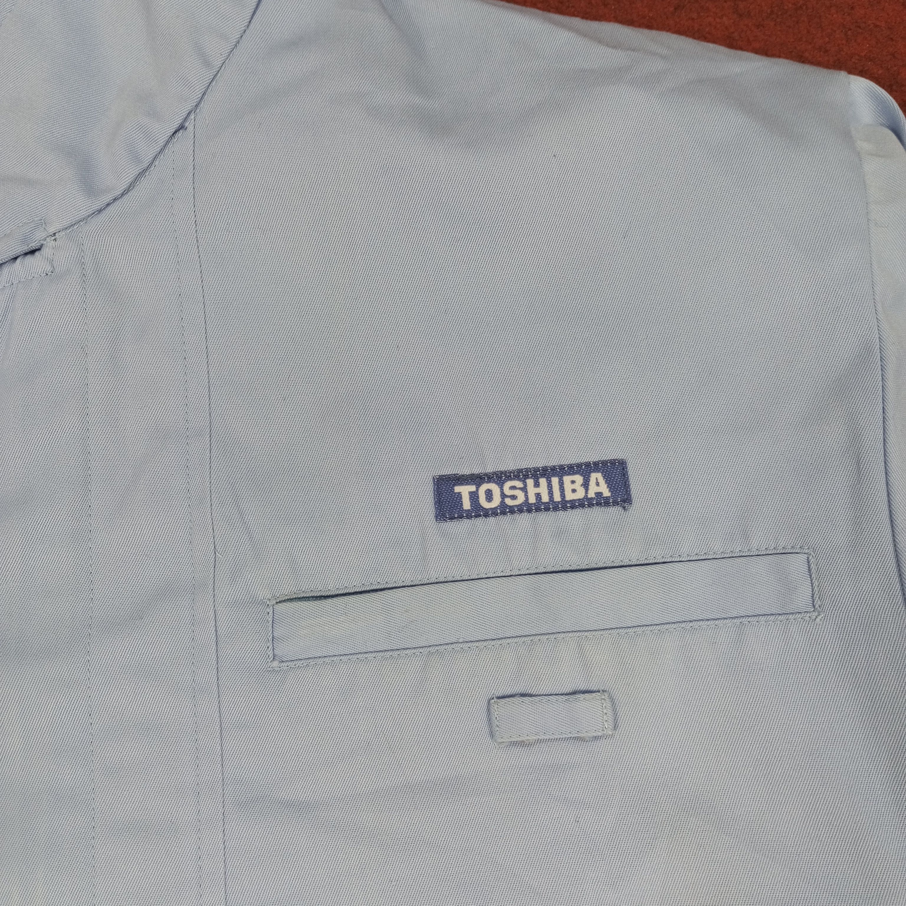 Toshiba Japanese Brand Workwear Style Jacket