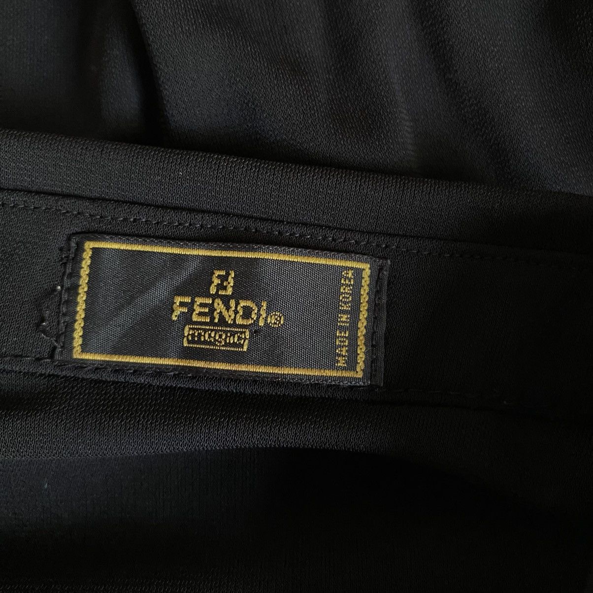 Fendi FENDI Black Sleeveless Soft Shirt Size M / US 6-8 / IT 42-44 - 12 Thumbnail