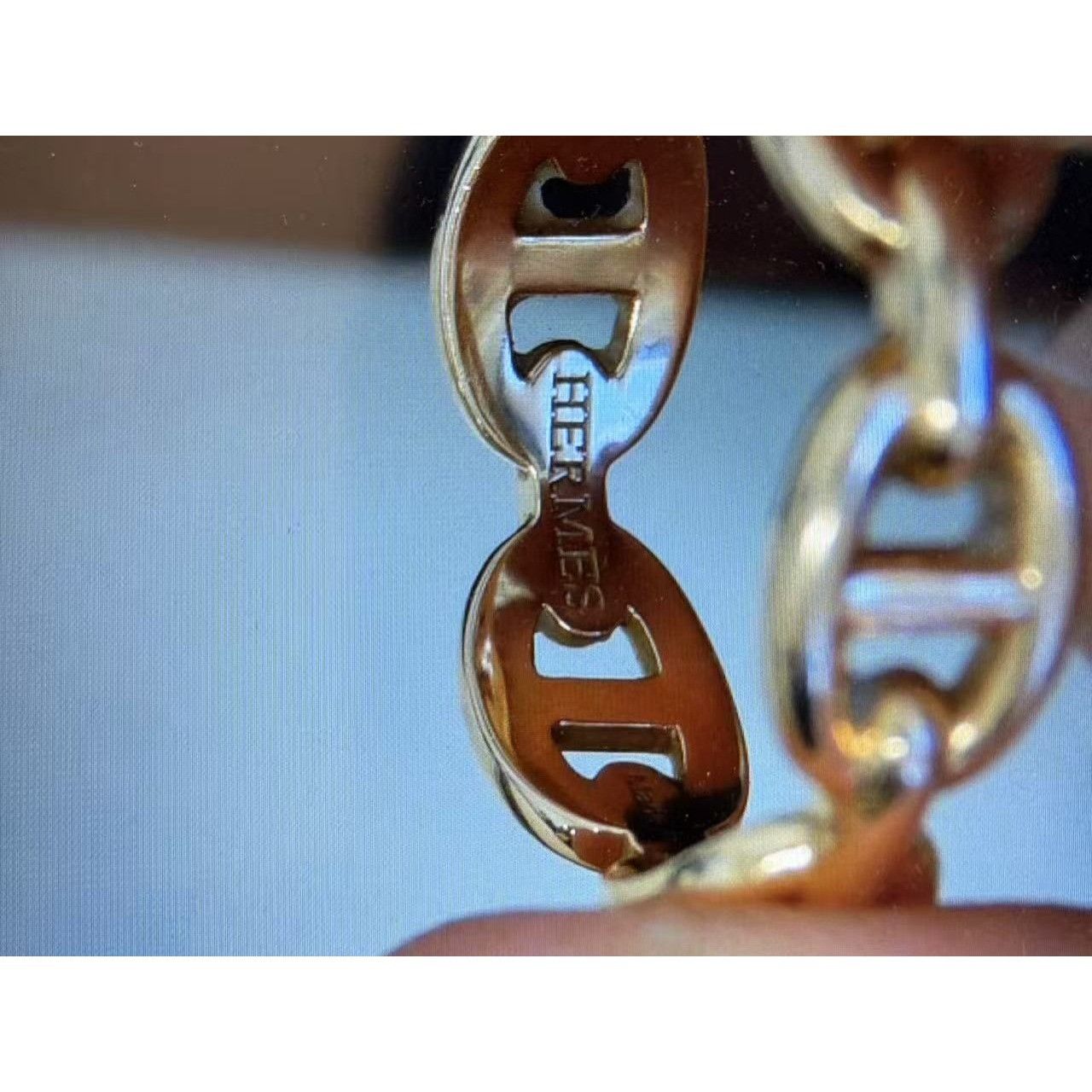 Hermes Hermès 18K Gold Chaine DAncre Enchainee Ring Size 54 With Bo Size ONE SIZE - 6 Thumbnail