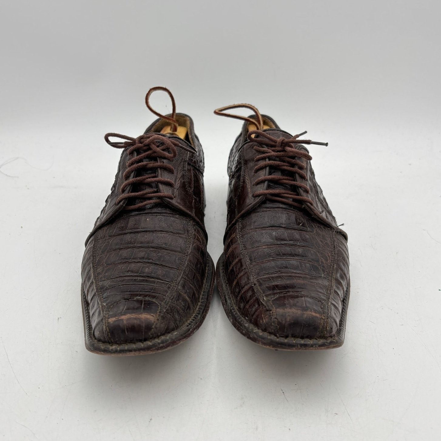 Los Altos Boots Los Altos Boots Crocodile Oxfords Dress Shoes Men US 9.5-10 Size US 9.5 / EU 42-43 - 2 Thumbnail