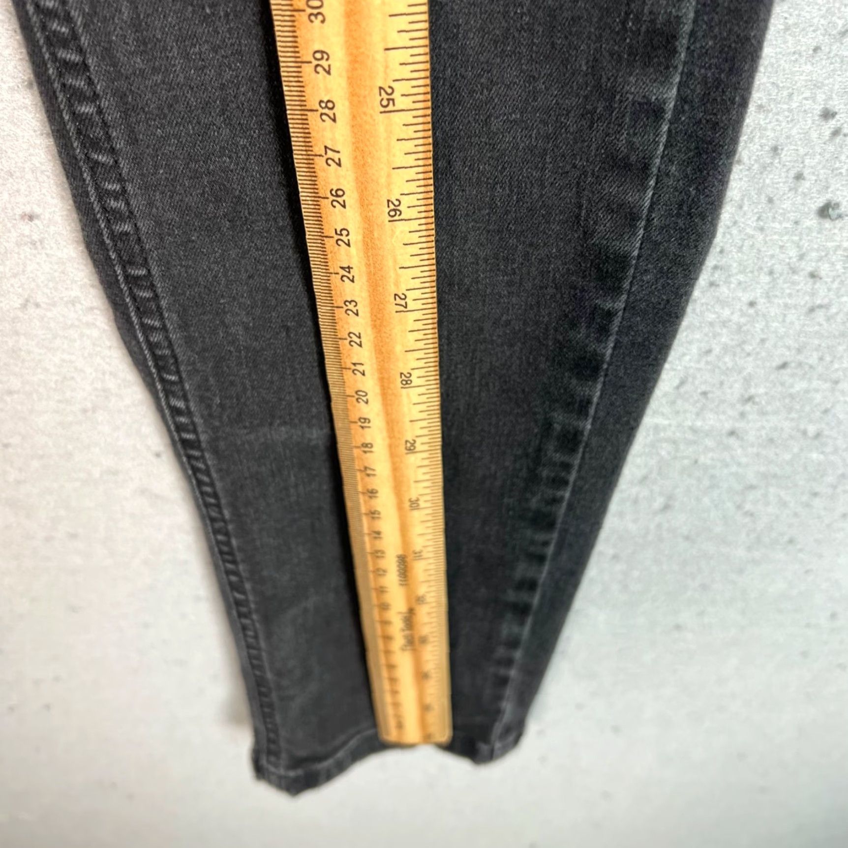Jigsaw Jigsaw Jeans Skinny Womens Black Denim 26 x 30 Richmond Jigsaw Skinny Fit Black Jeans for Women 26 Size 26" / US 2 / IT 38 - 6 Thumbnail