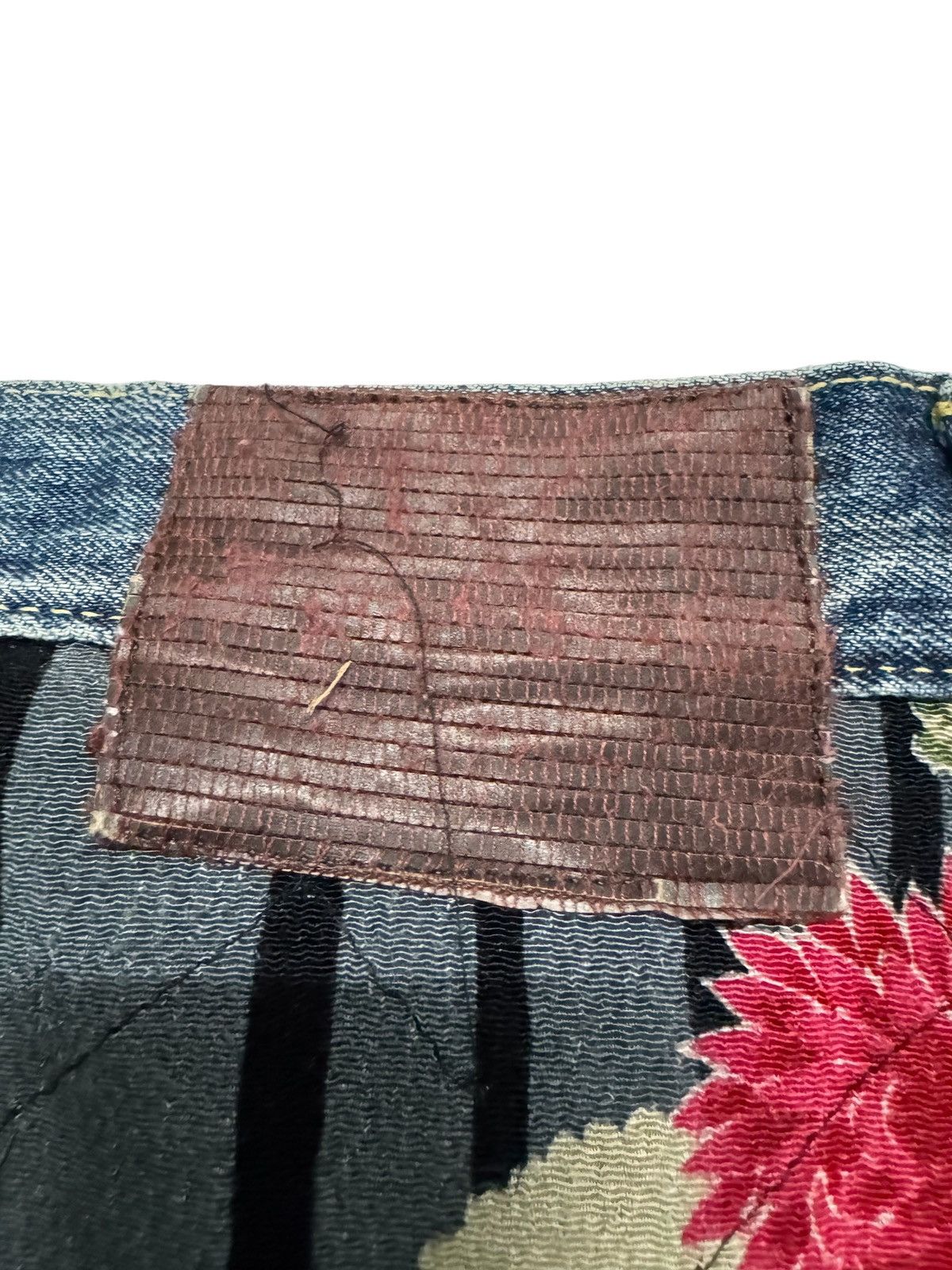 Beauty Beast RARE ⚡️VINTAGE JAPANESE MIZRA ART SPLIT STYLE SAND WASHED Size US 33 - 7 Thumbnail