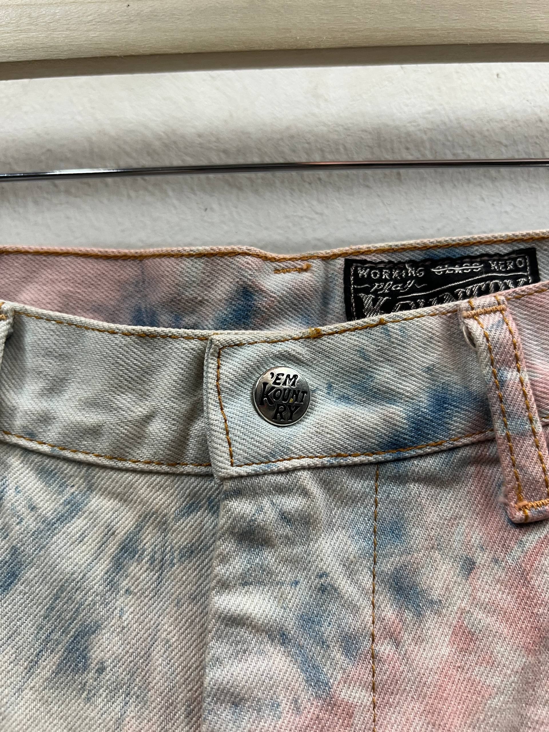 Kapital Kapital 14oz Denim 5P Rat Flare Pants (Crazy Dixie Remake) Size US 28 / EU 44 - 6 Thumbnail
