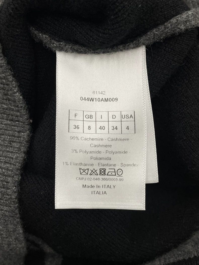 Dior Dior 8-character letter logo gray cashmere cardigan jacket Size XS / US 0-2 / IT 36-38 - 4 Thumbnail