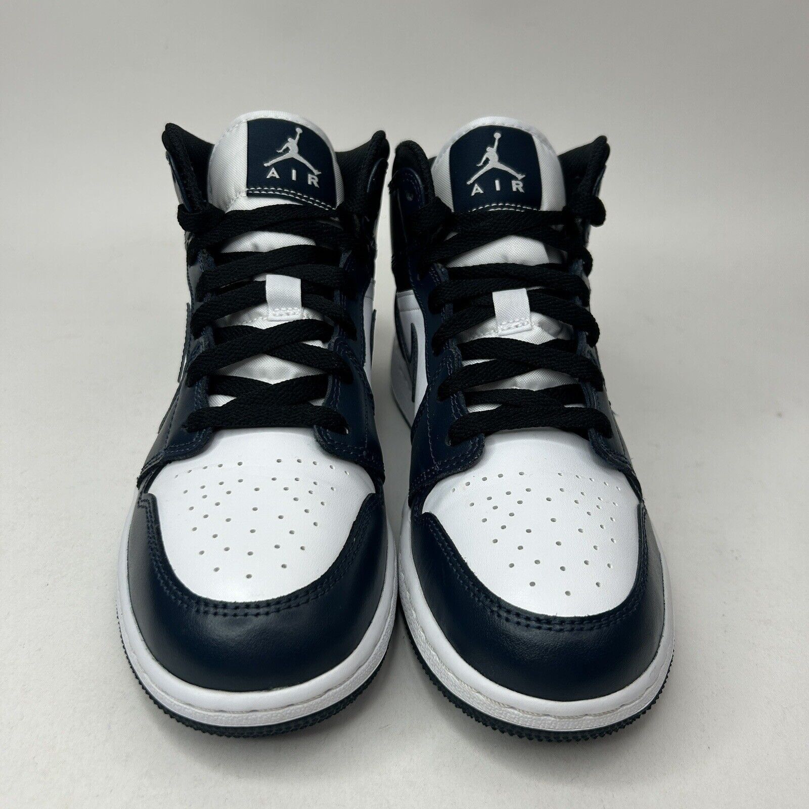 Nike Nike Air Jordan 1 Mid Retro GS “Armory Navy” 2023 Size US 7 / IT 37 - 2 Thumbnail