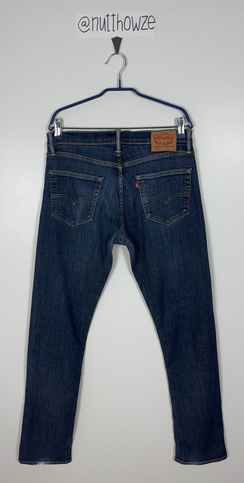 Levi's Levi’s 504 Regular Straight Denim Jeans Size US 32 / EU 48 - 2 Thumbnail
