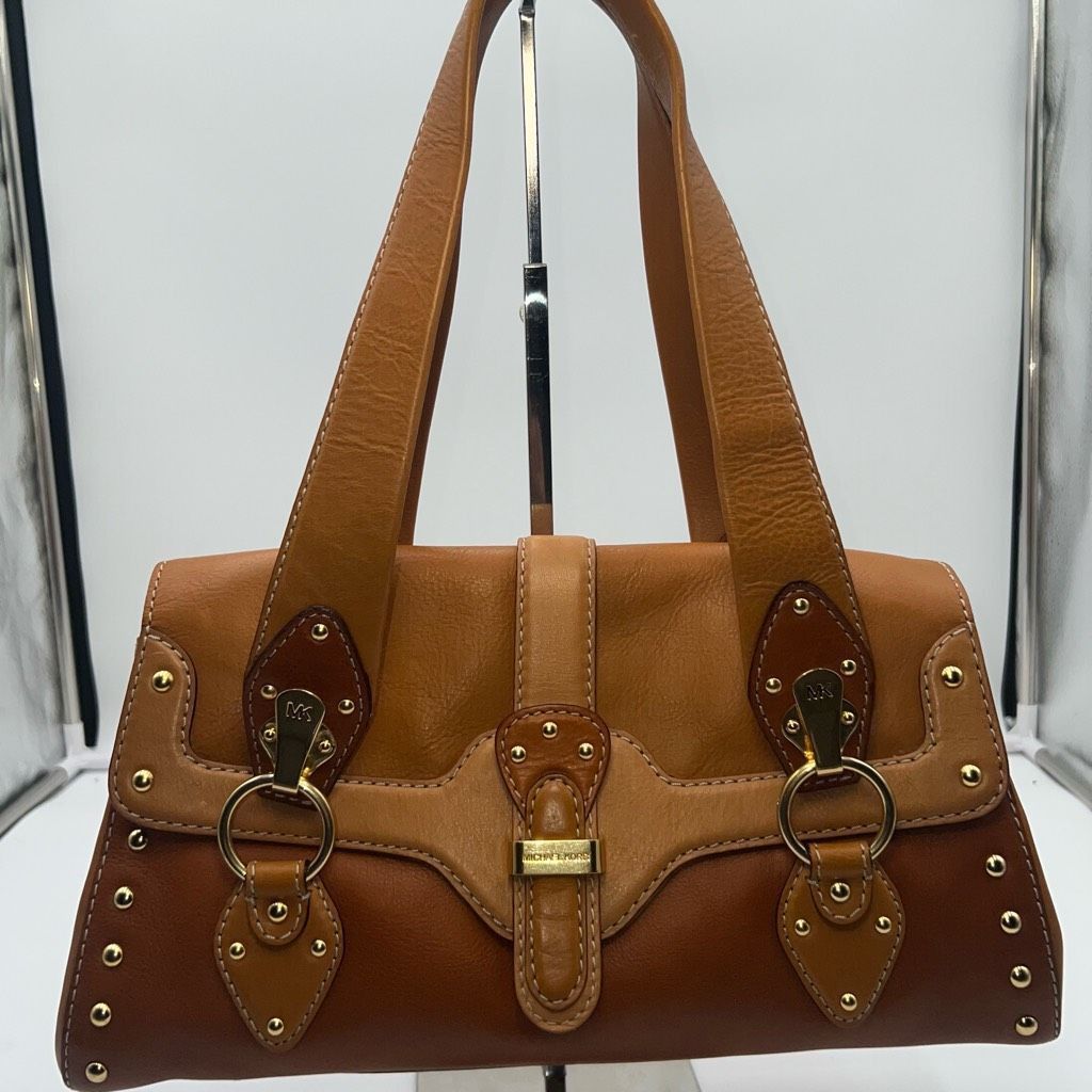 Michael Kors Michael Michael Kors Vintage Saddle Leather Handbag with Dust Bug Size ONE SIZE - 1 Thumbnail