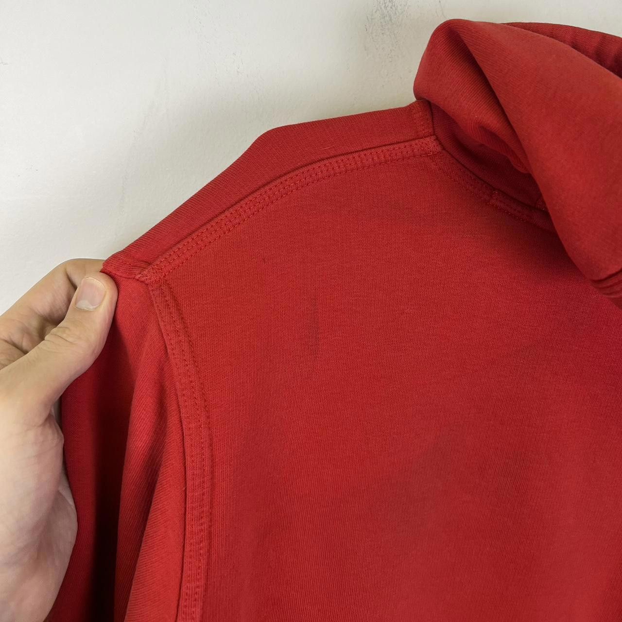Nike Vintage Nike Red Pullover Hoodie with Classic Logo Size US XL / EU 56 / 4 - 4 Thumbnail
