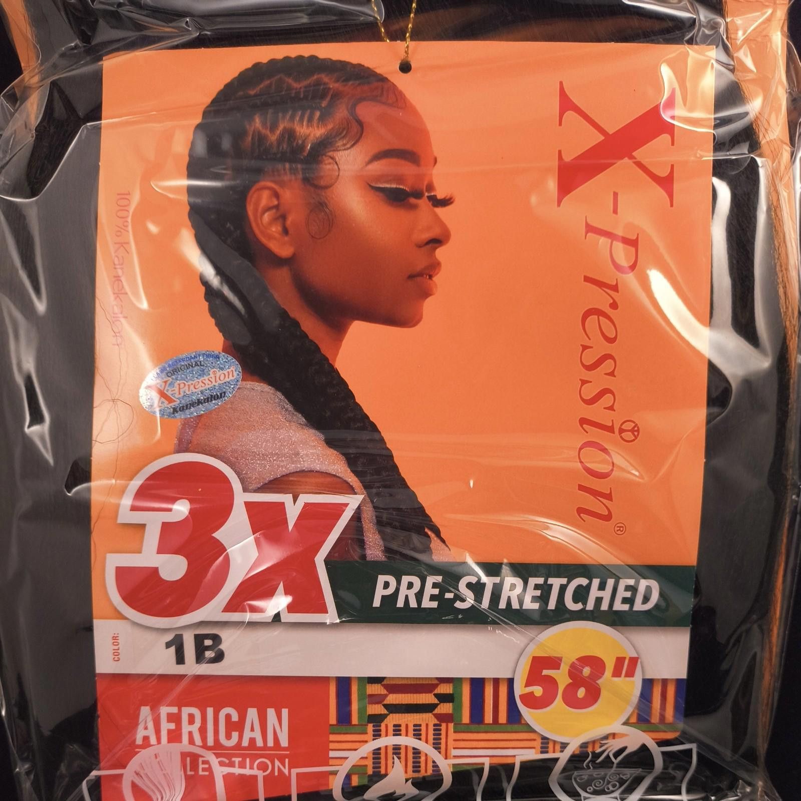 Other 3X Sensationnel African Collection Pre Stretched Hair 2X72 Size ONE SIZE - 2 Thumbnail