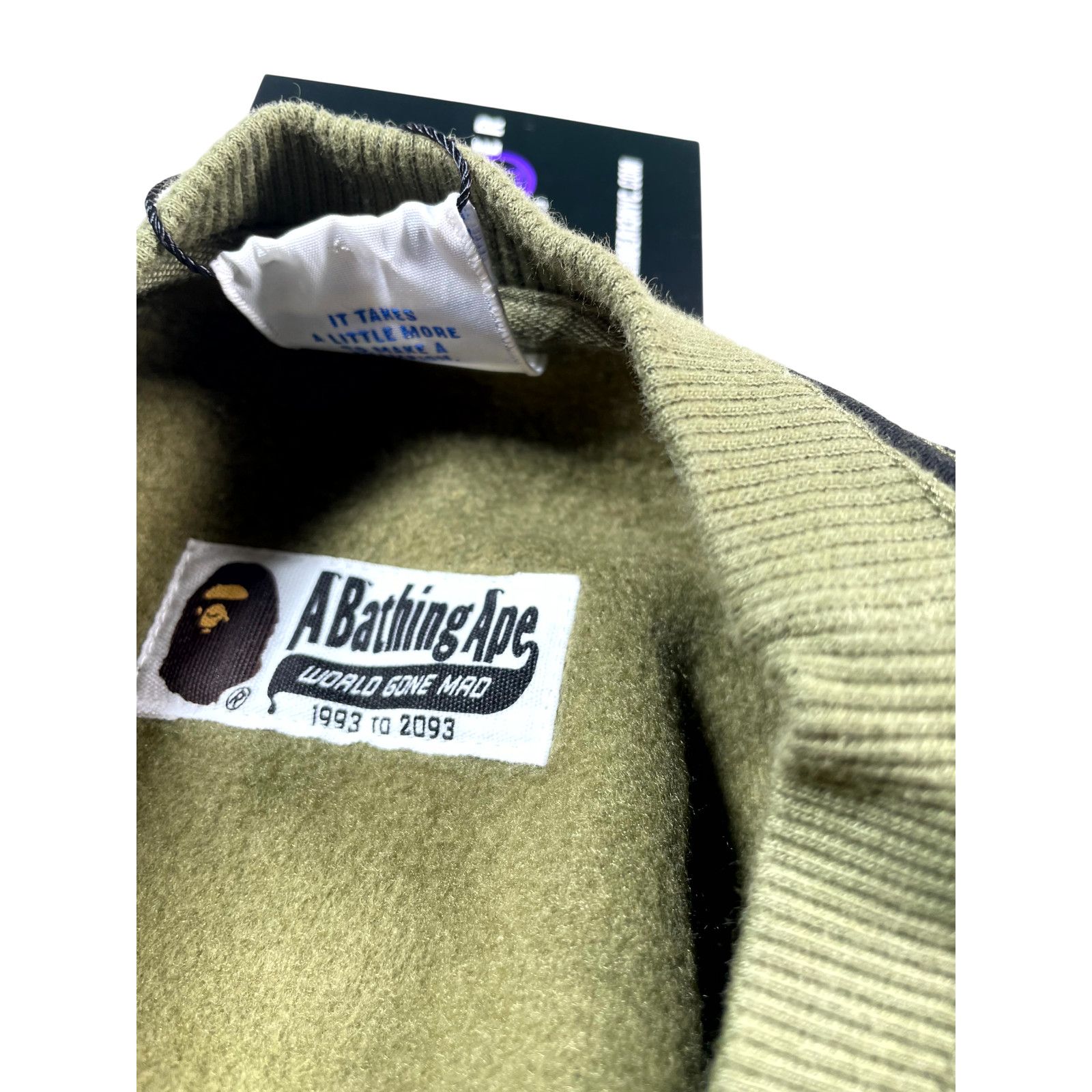Bape Bape Champion Camo Crewneck Green Sweatshirt Size US XL / EU 56 / 4 - 4 Thumbnail