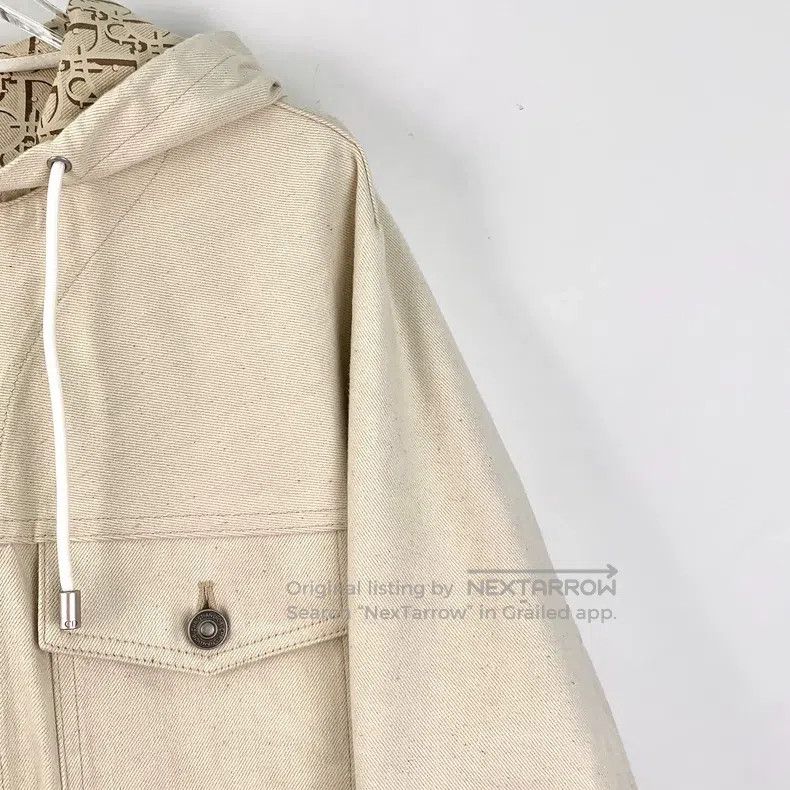 Dior Dior Beige inner logo full print cotton hooded long-sleeve Size XS / US 0-2 / IT 36-38 - 3 Thumbnail