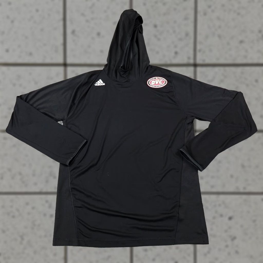 Adidas Adidas Sweater Mens Large Black Lightweight Outdoor Hoodie Climalite Shirt Size US L / EU 52-54 / 3 - 1 Thumbnail