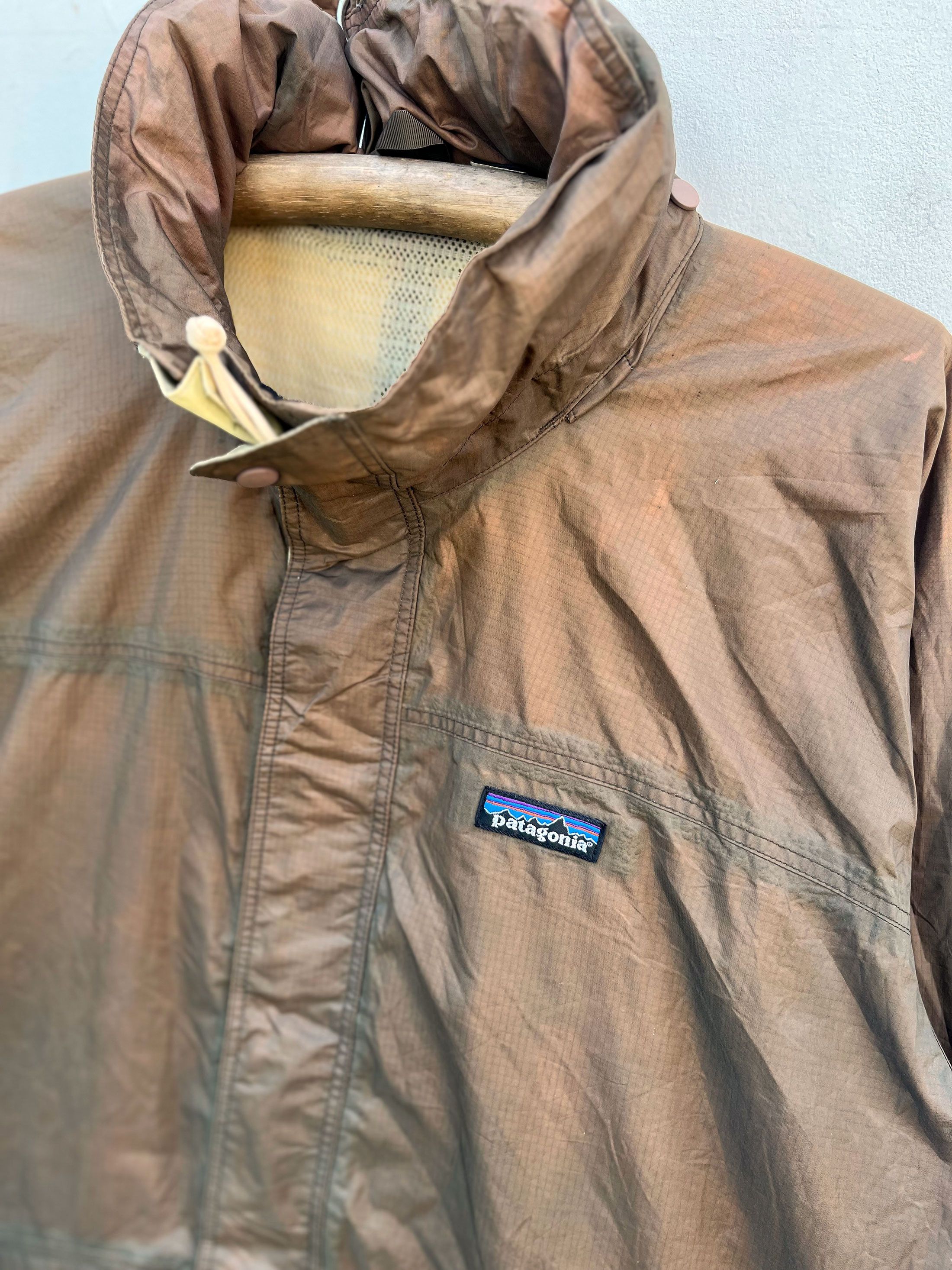Patagonia Vintage Patagonia Torrentshell Velcro Snap Zipper Hooded Size US L / EU 52-54 / 3 - 3 Thumbnail