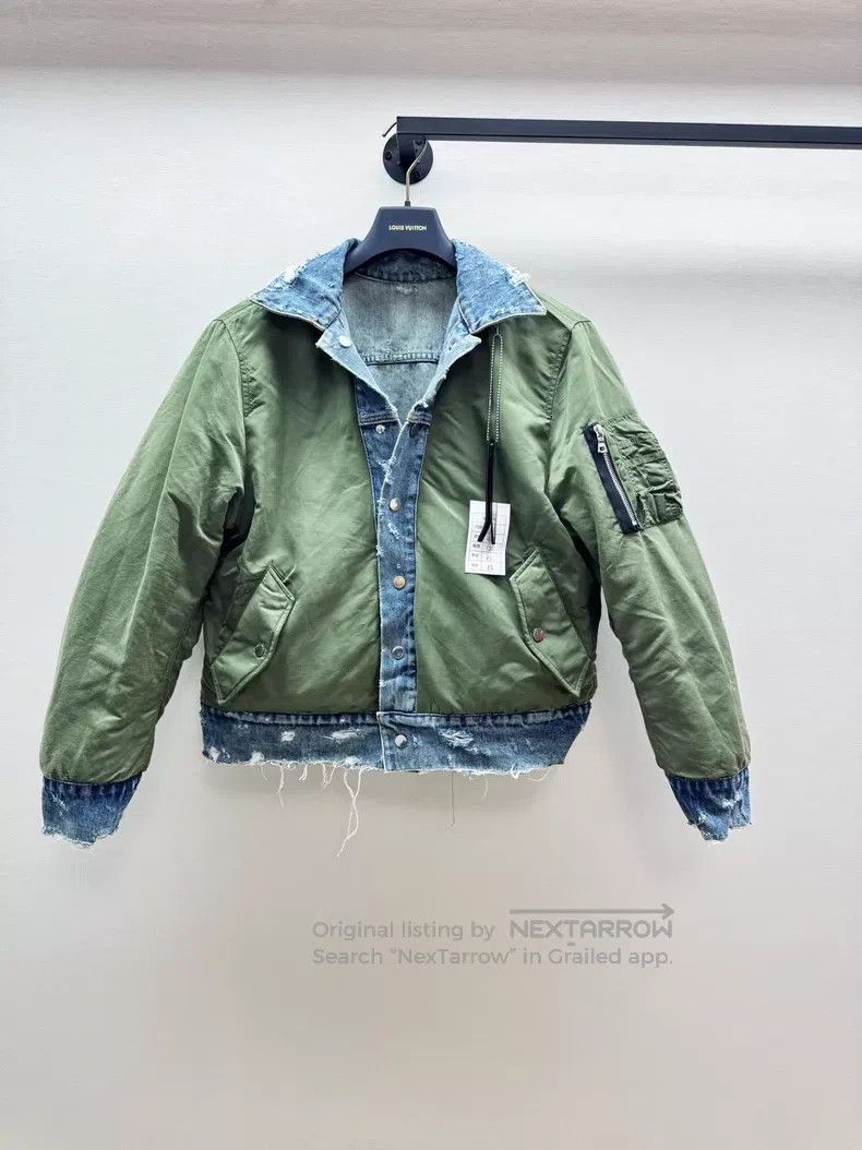 Amiri Amiri Size L Double-sided cotton denim jacket Size US L / EU 52-54 / 3 - 2 Thumbnail