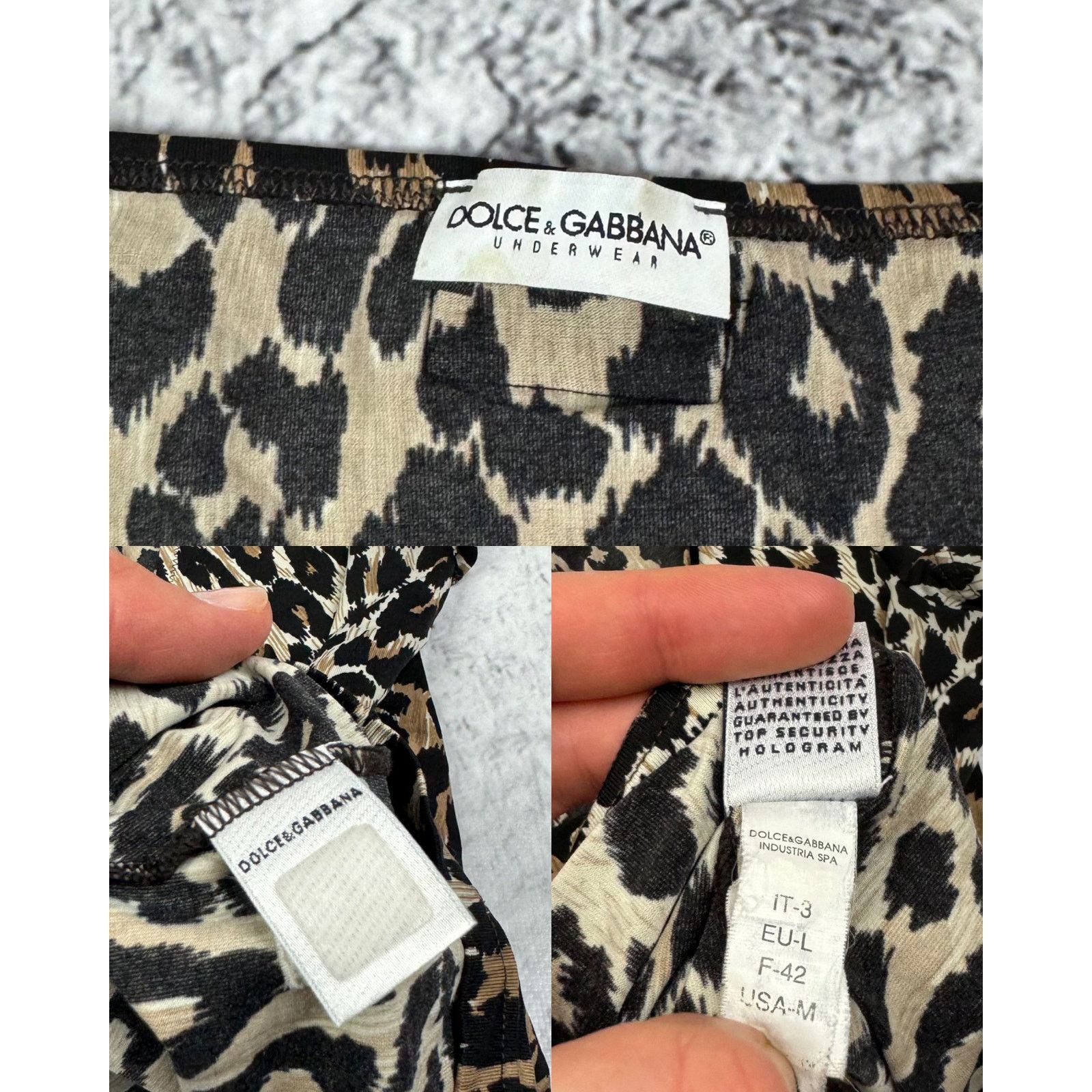 Dolce & Gabbana Dolce & Gabbana Women's Brown Black Leopard Pullover Top M Size M / US 6-8 / IT 42-44 - 2 Thumbnail