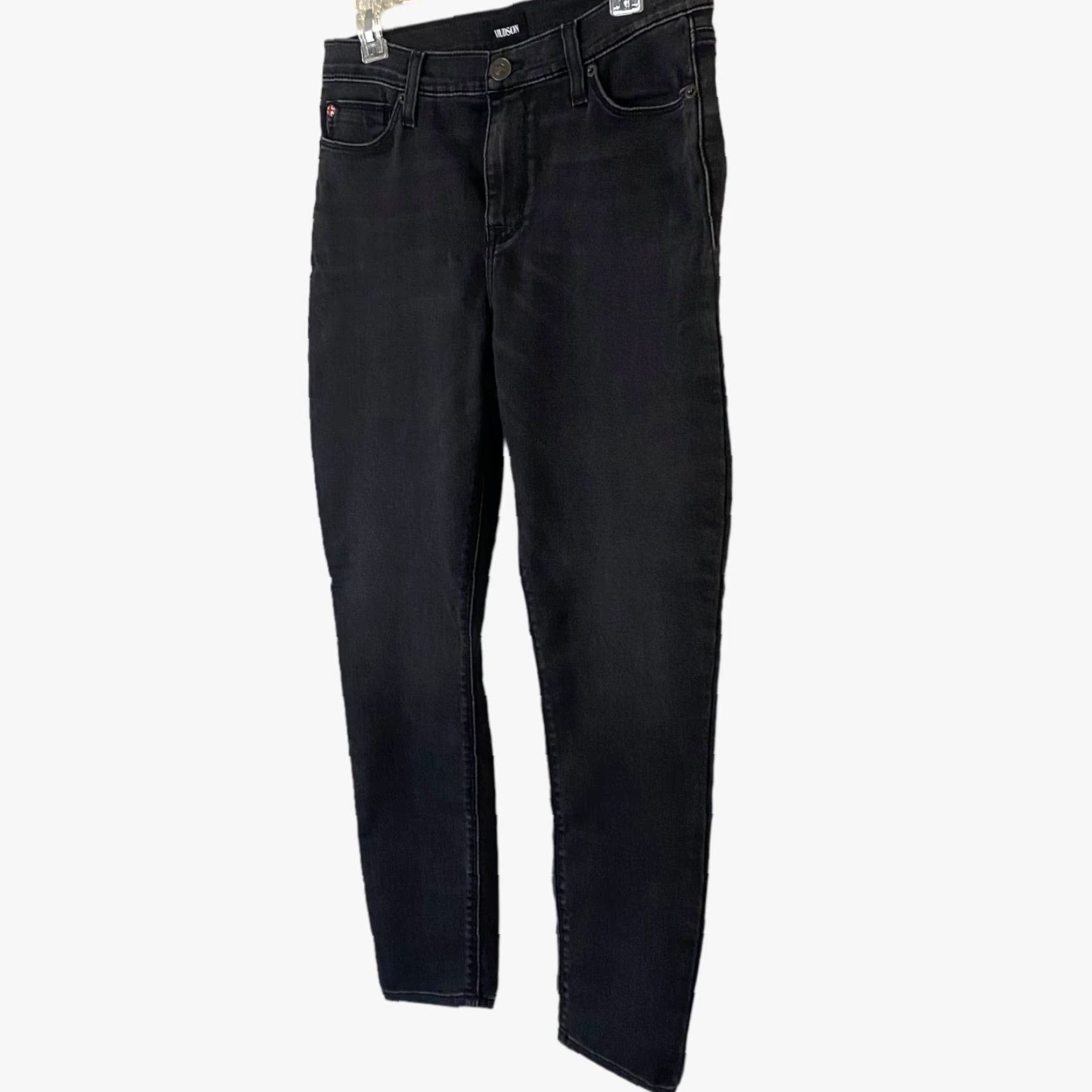 Hudson Hudson Krista Jeans Women's 30 Black Wash Mid-Rise Skinny Ankle New Size 30" / US 8 / IT 44 - 2 Thumbnail