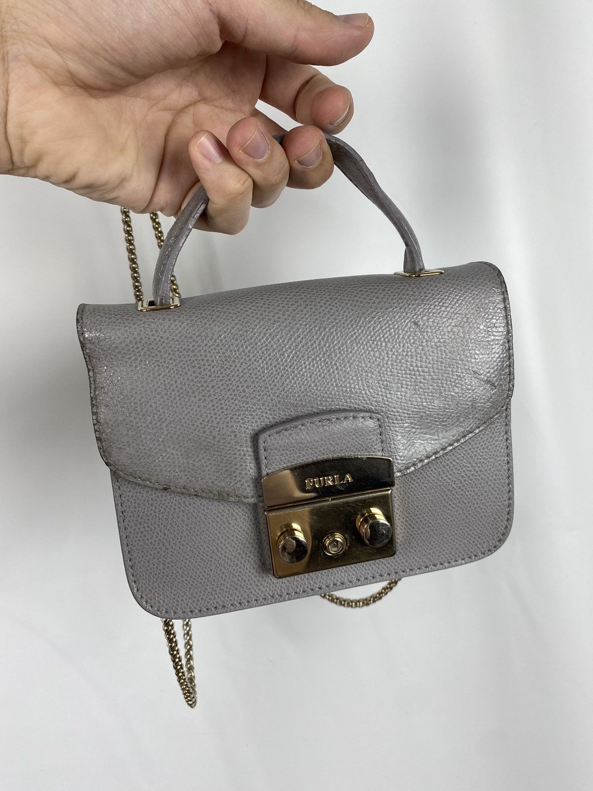 Furla Furla Metropolis Genuine Leather Mini Bag Size ONE SIZE - 3 Thumbnail